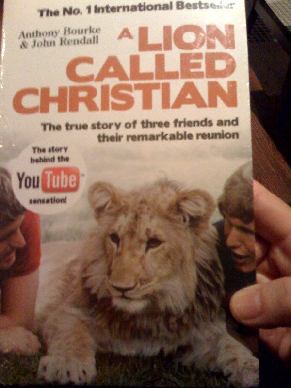 Book. A Lion Called Christian. by SoniaT 360.
